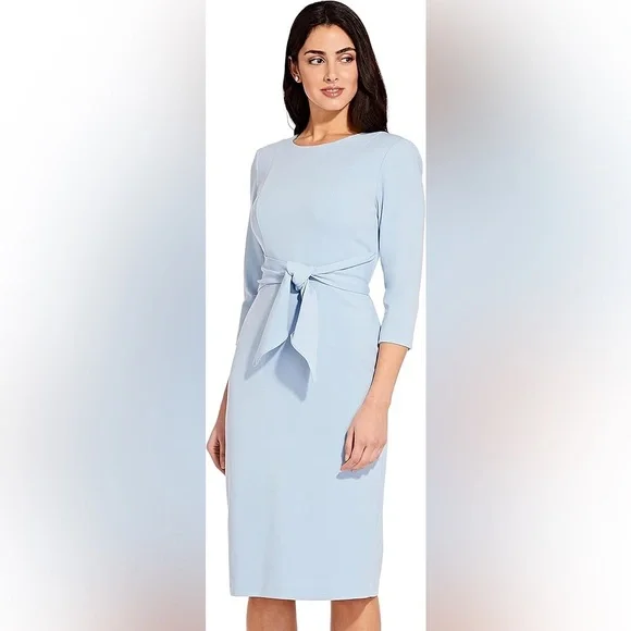 knee length denim dresses for women Just A Dream Knee Length Bustier Dress Denim main image 1